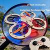 Crazyview DIY Wooden Quadcopter Drone Kit - Build & Fly Your Own 15cm Aircraft [STEM Learning, Remote Control, Full Components]