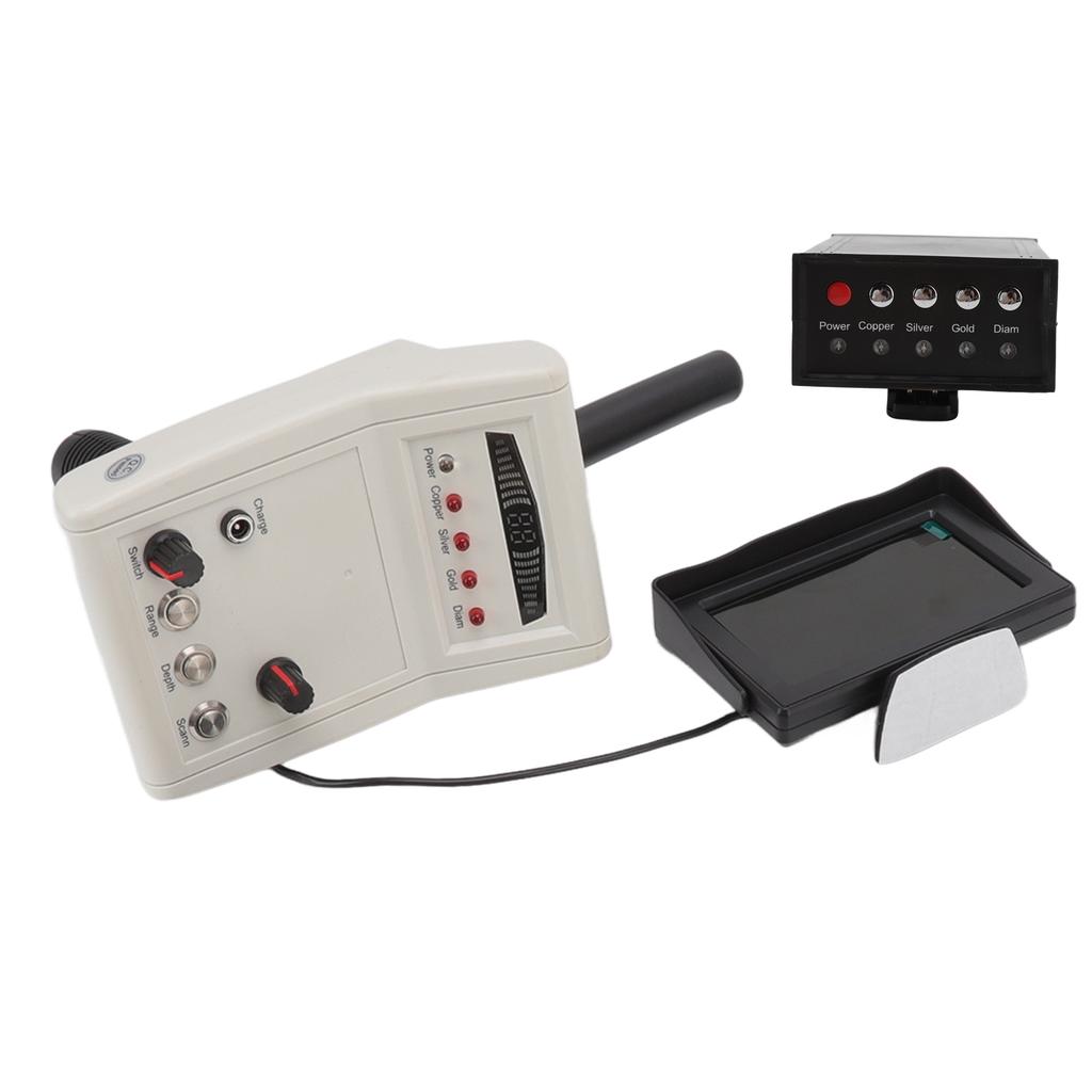 15m Depth 1000m Range Metal Detector Locator Display Screen Remote Underground Field Scanning