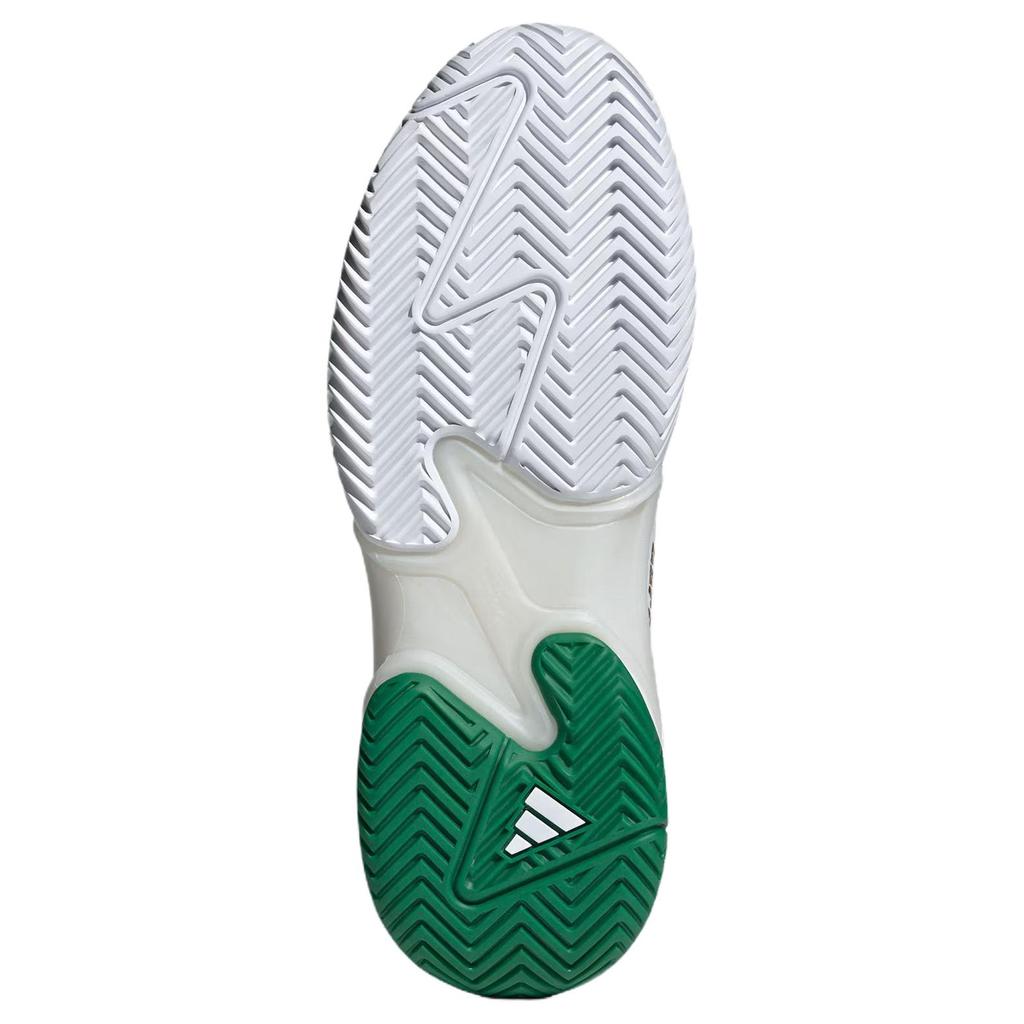 Adidas Barricade 13 M Leather Versatile Comfortable Non-Slip Durable Low-Top Tennis Shoes Men Sneakers White Green JP7237