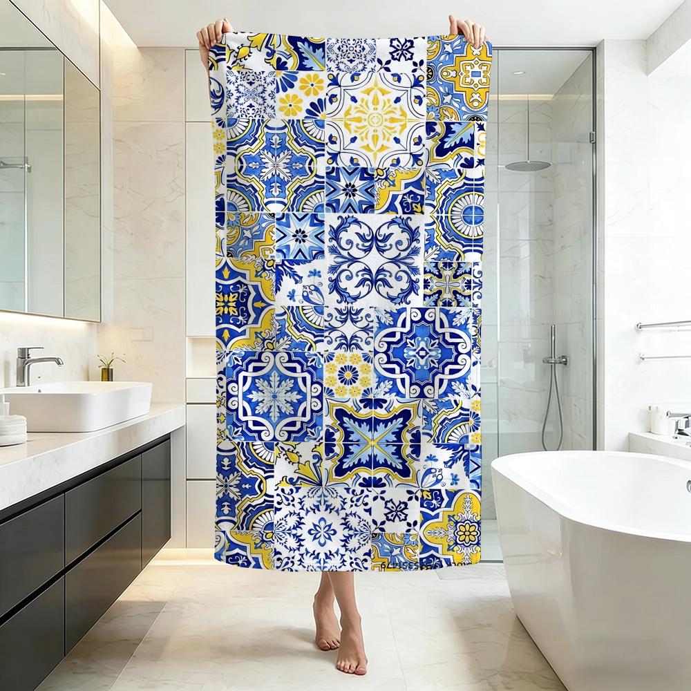 Moroccan Mosaic Towel Five-Star Hotel Quality Eco-Friendly Ultra Soft Thick Towels & Beach Towels
