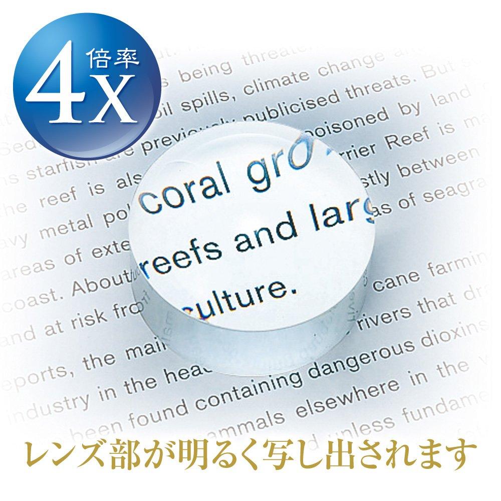 Kyoei Plastic Block Magnifier DOME 75mm BDL-4500