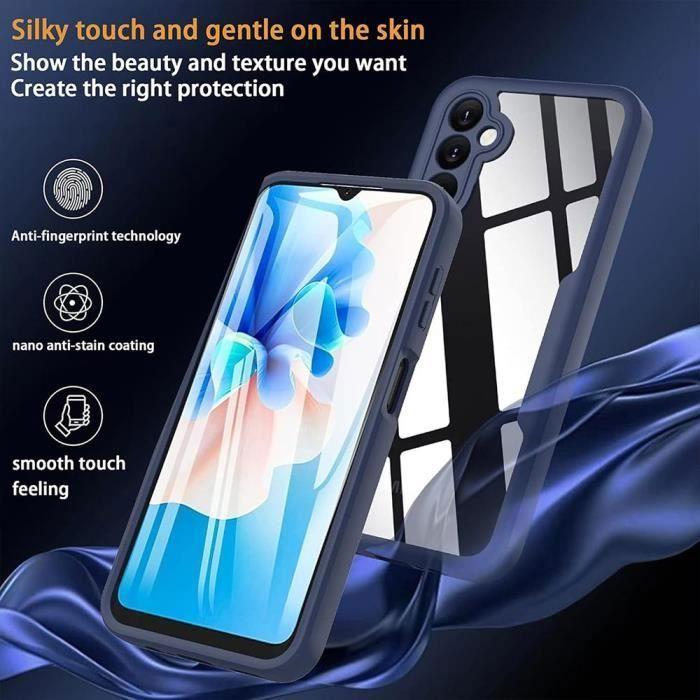 360 Case - Booling - for Samsung Galaxy A16 - Full TPU Protection - Hard PC Back - Navy Blue