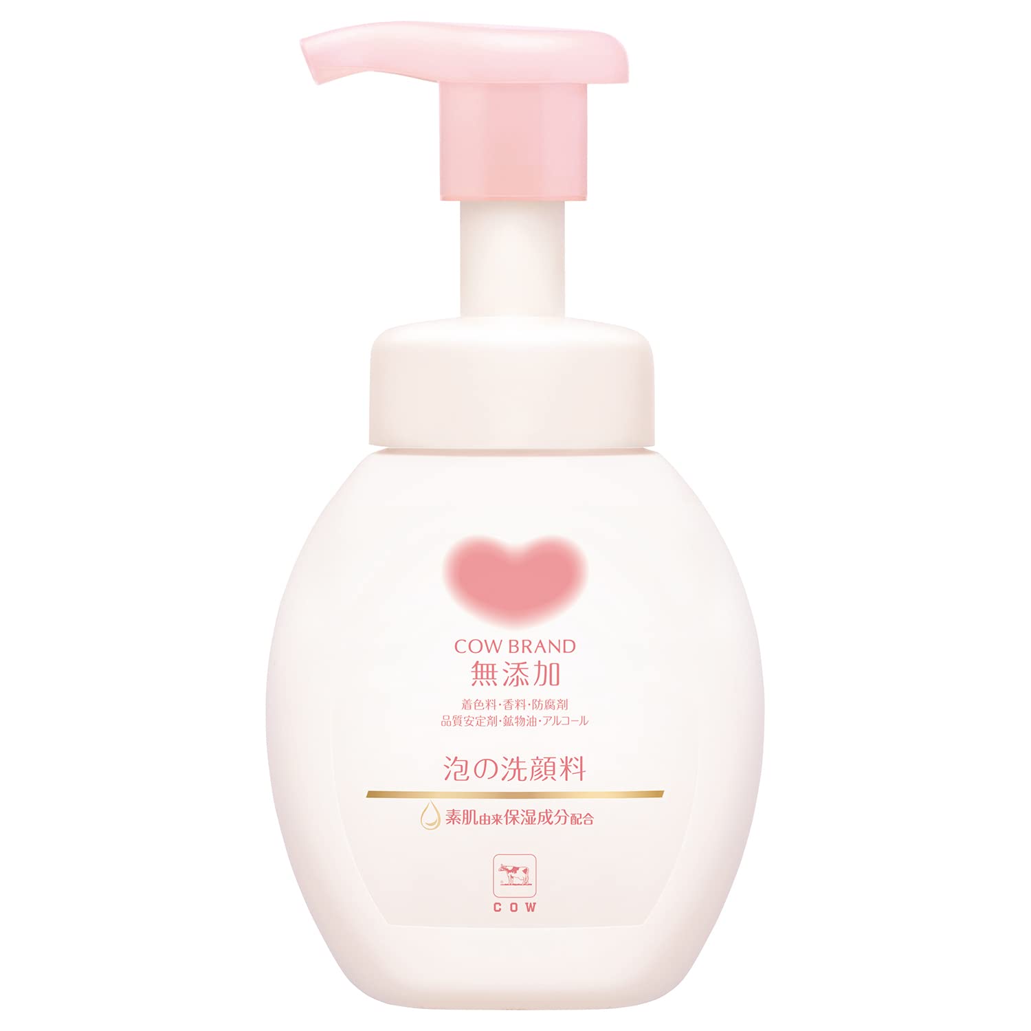 

Cow Brand foam facial cleanser with pump 160mL Additive-free