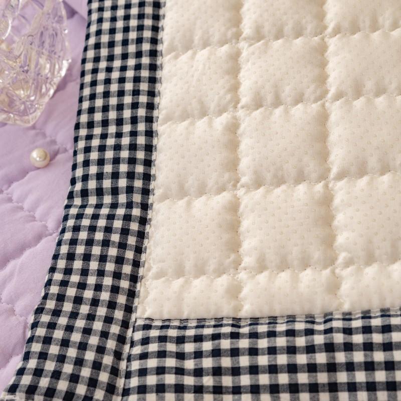 Универсальная тканевая квадратная черно-белая клетчатая диванная подушка на все времена — фото 7