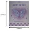 Segregator Motylkowy Album na Zdjęcia A5 Album Kolekcjonerski Holder na Fotokarty Idoli Kpop Akcesoria do Kart Fotograficznych