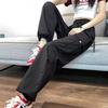 Summer ice silk quick-dry cargo pants for women, loose high-waisted drawstring jogger hiking pants, American harem sweatpants trendy for women