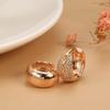 Rose  Latest Fancy Stylish Copper Zircon Bali Earrings for Women and Girls