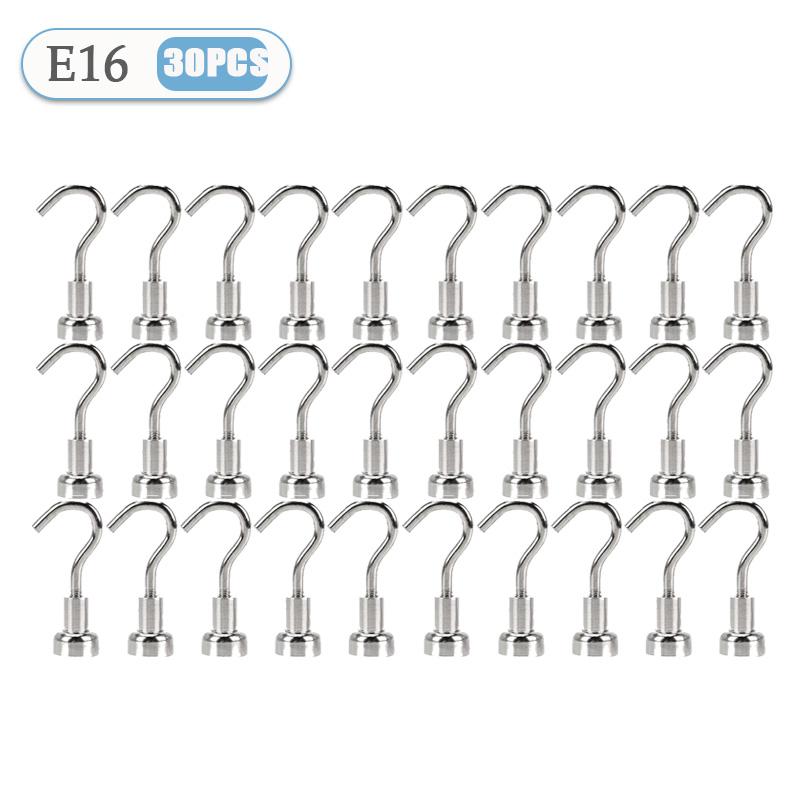 10-50PCS Strong Magnetic Hooks Multi-Purpose Storage Hooks Home Kitchen Bar Storage Hooks Key Storage Hooks Bathroom Hangers