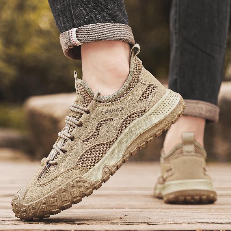 Men's Mesh Lightweight Summer Men's Shoes Breathable, Odor Proof, Anti Slip, Wear-resistant Casual Sports Shoes for Men