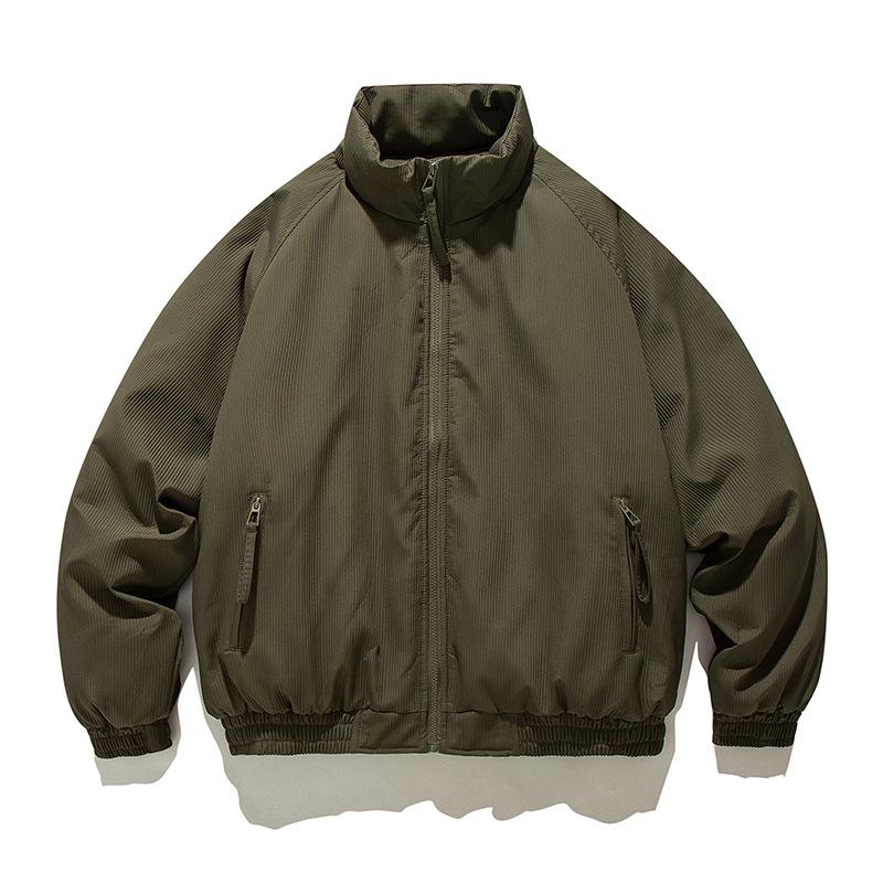 Maillard Men s Retro Coffee Cotton Jacket – Thick, Warm, and Loose Fit for Winter M зелёный