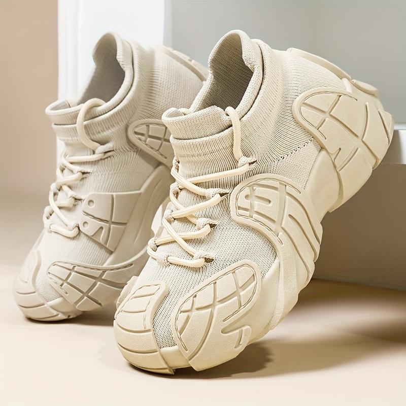 Women's Casual Sneakers With Flexible Non-Slip Elevated Sole For Running