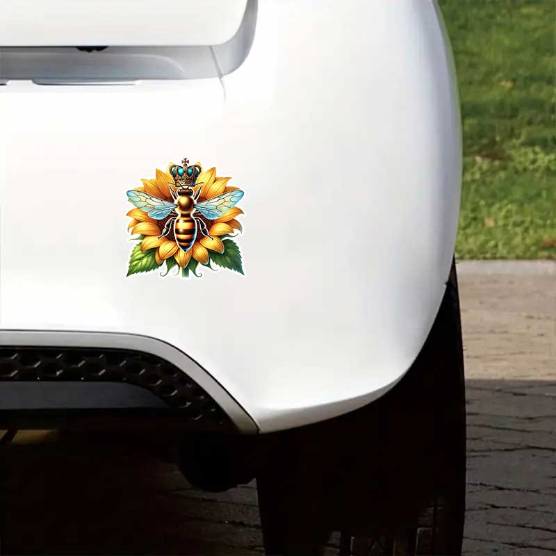 Queen Bee Car Stickers Waterproof Vinyl Decals Auto Body Window Bumper Decor Motorcycle Helmet Stickers Y08