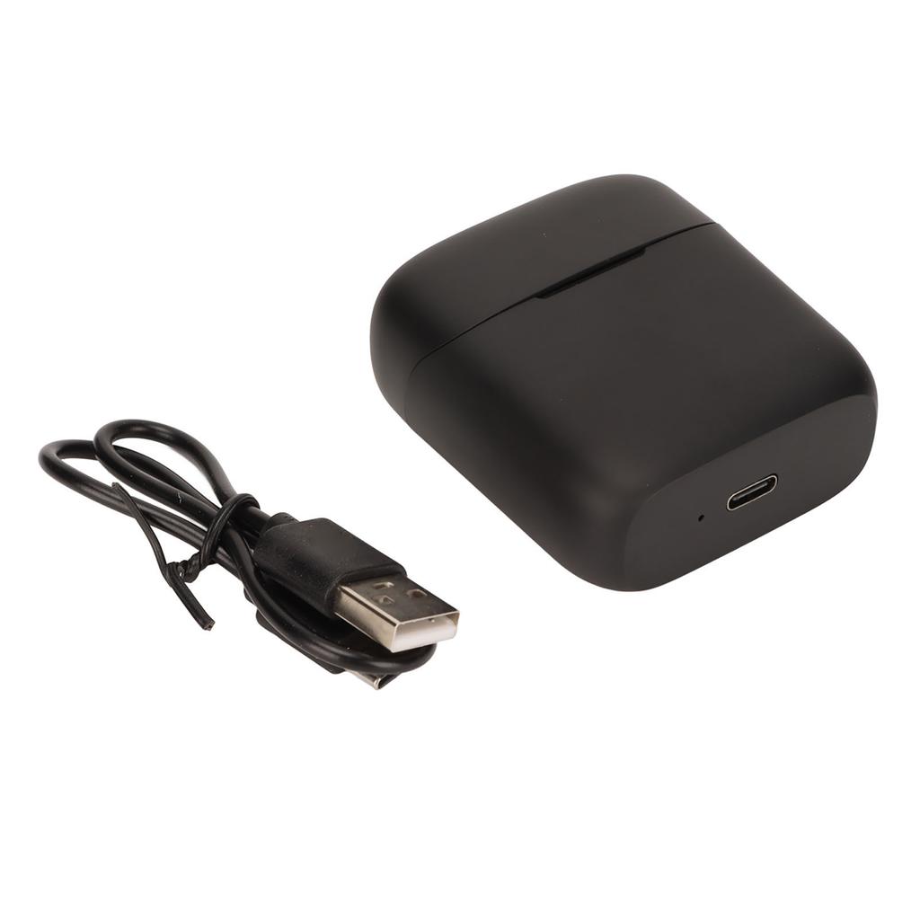 Wireless Lavalier Microphone Noise Reduction Plug and Play Clip On Lapel Mic with Charging Case for