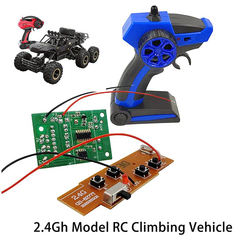 1 Set 2.4G 4Ch Remote Control Transmitter And Receiver Module Accessories Replacement For Ship Tank Boats Model Rc Hobby Car