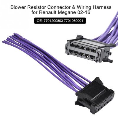 Connettore resistenza ventola e cablaggio per 02-16 7701209803 7701060001