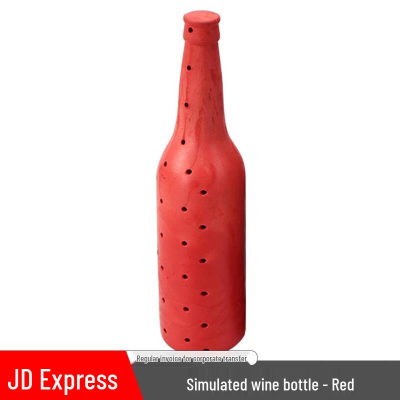 Red Rubber Simulation Wine Bottle