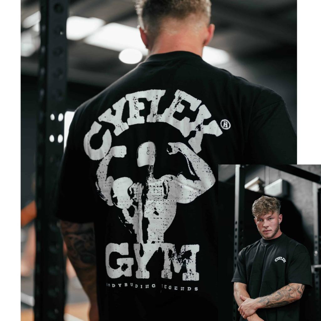 Iconic Oversized Gym Fitness Training Gym Leisure TShirt Mens and Womens Luxury Brand Top 2026 New Art