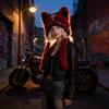 Plush Cat Ears Hat For Winter Warmth With Foldable Design For Punk Style Enthusiasts