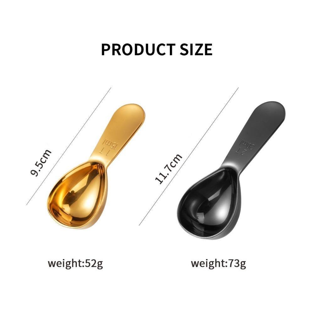 Kaffeelöffel aus Edelstahl 1 EL oder 2 EL Ergonomischer Esslöffel Backwerkzeuge
