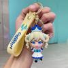 Genshin Impact And Naruto Silicone Keychain Figurine Collectible For Anime Fans
