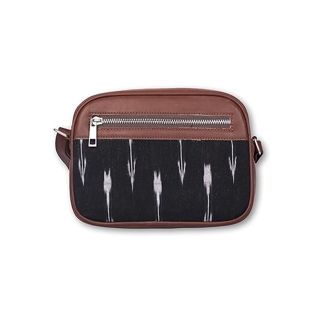 Ručně vyráběné dámské crossbody tašky z veganské kůže se nastavitelným ramenním popruhem