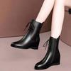 All-purpose Short Boots for Women, New Style Shoes, Height-increasing and Slimming Round-toe Shoes