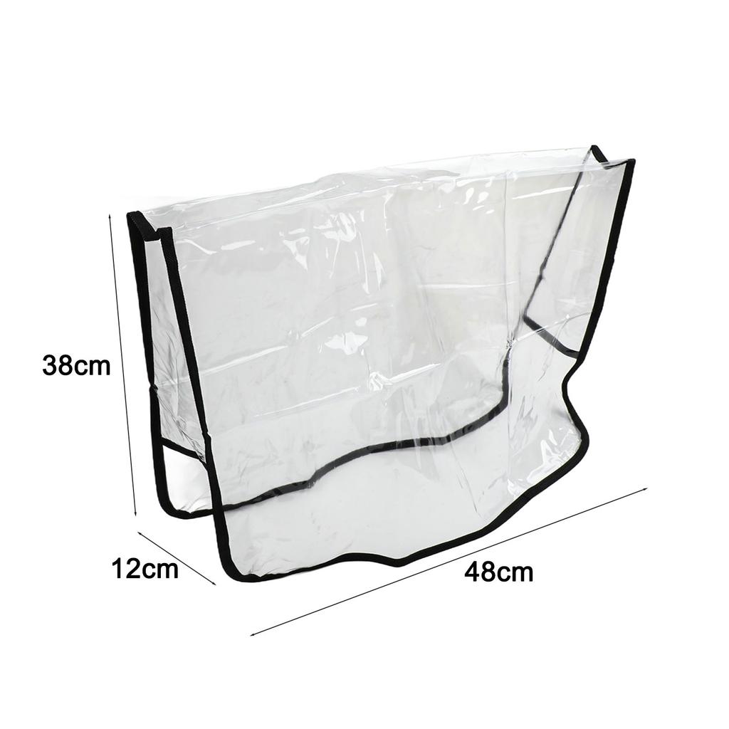 1pc Chair Back Cover PVC Transparent Salon Chair Back Cover Suitable For Most Standard Chairs To Prevent Stains