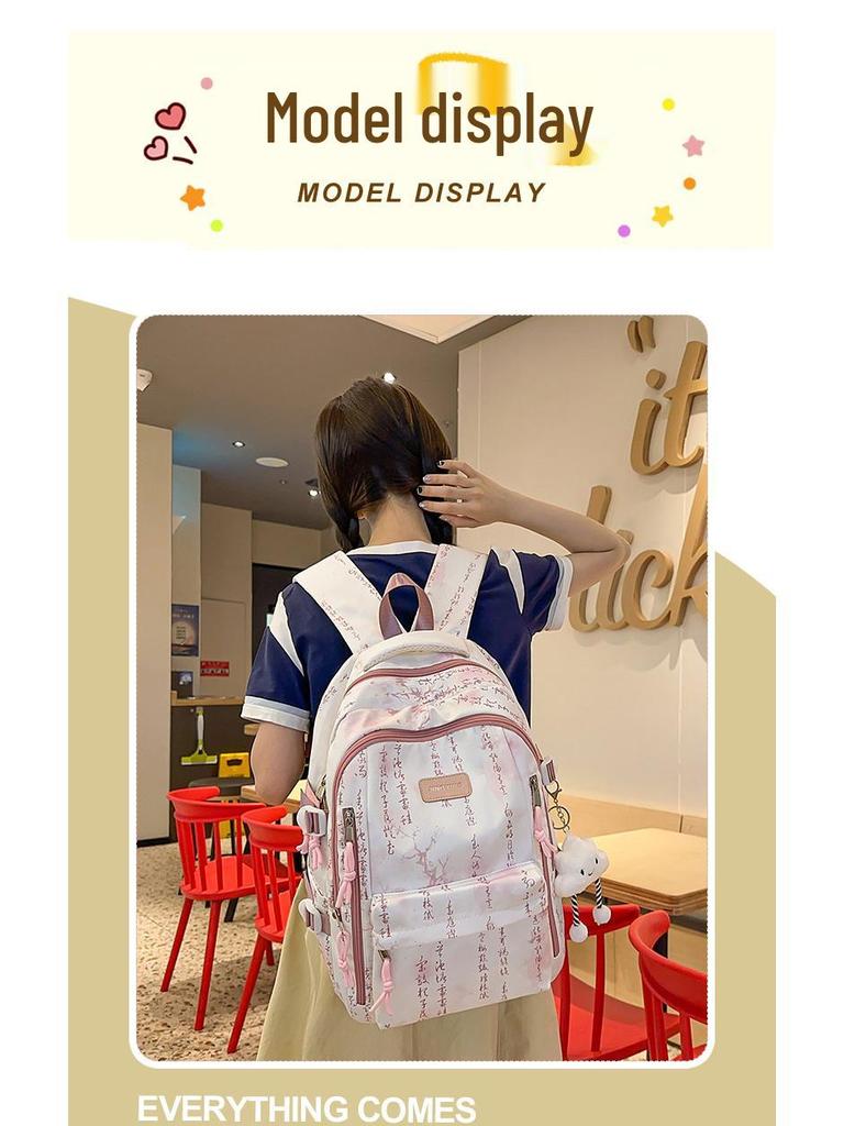 Damen 2025 Trendiger Rucksack mit hoher Kapazität: Stilvolle & Vielseitige Umhängetasche für Mittelschüler