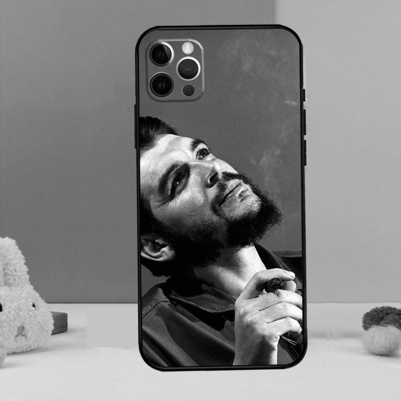 Che Guevara Cigarett Phone Case For iPhone 17 Air 16 15 13 12 11 14 Pro Max 12 13 Mini 15 16 Plus 16e Cover Coque