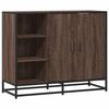 VidaXL Buffet chêne marron 92x35x76 cm Bois d'ingénierie 849023