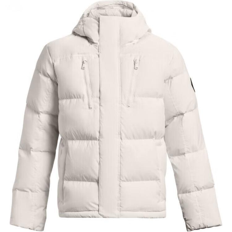 Under Armour ColdGear Infrared Down Crinkle Jacket White Men s 1378830-112 XL