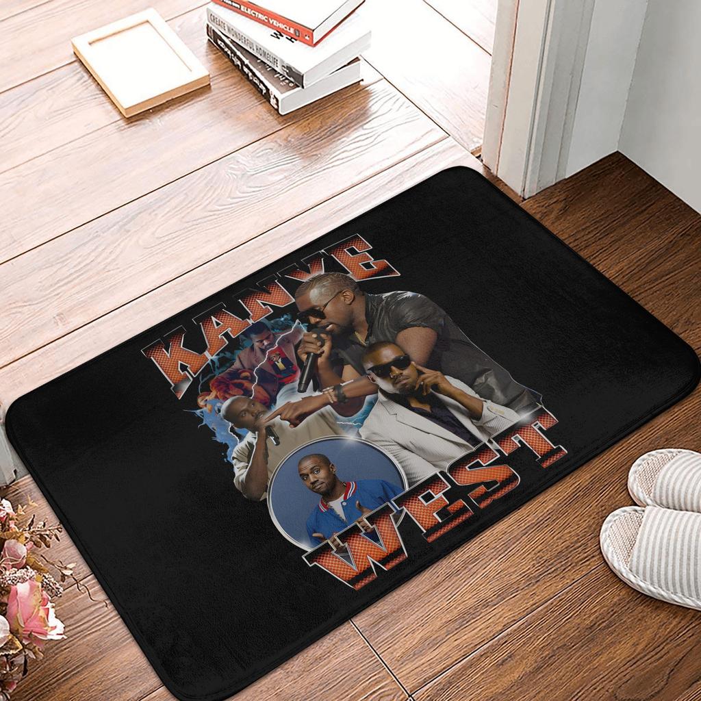 Popular Singer Kanye West Front Door Floor Entrance Mats Outdoor  Kitchen Bathroom Doormat Bedroom Carpet Rug