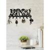 Black Metal Kitchen Towel Hook, Cute Puppy Shaped Wall Decor, Creative Gift for Dog Lovers