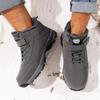 Women's Waterproof Plush Snow Boots - Non-Slip, Wide Fit with Velcro