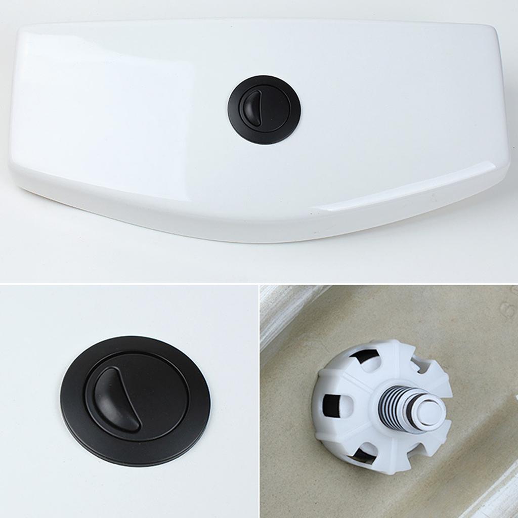 Toilet Push Button Adjustable Top Push Button Toilet Tank Button Replacement for Most Double Flush Toilet Durable