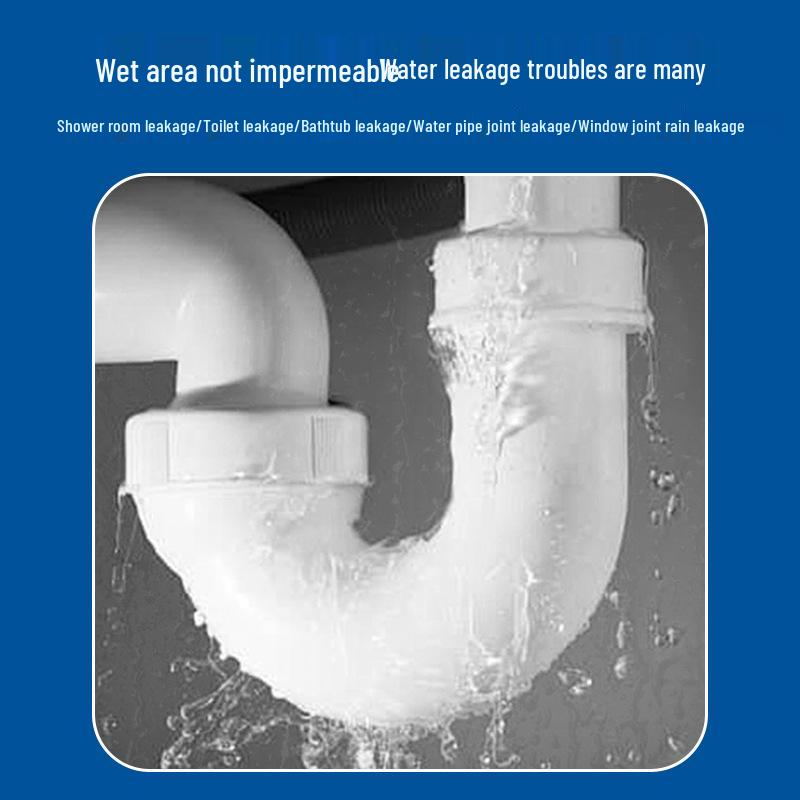 White Anti-Mold Waterproof Sealant for Kitchen, Bathroom, Toilet, Sink - Plastic Steel Clay