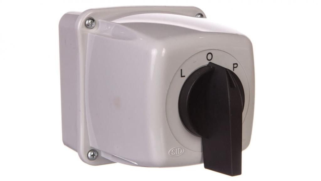 Łącznik Krzywkowy L-0-P 3P 25A W Obudowie Ip65 Łuk 25-43 922530