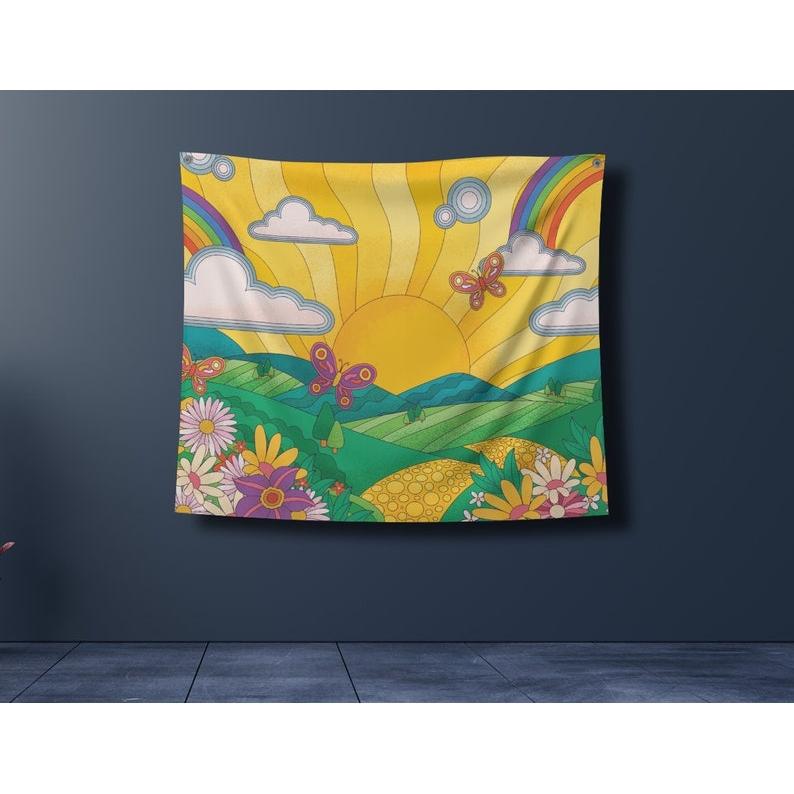 paradise tapestry 75x100