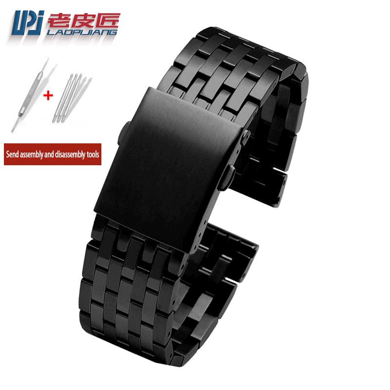 Stainless Steel 24 26 27 28 30mm Watch Strap for D-iesel for DZ4316 DZ7395 DZ7305 P-anerai Men Watch Band Table Attachment