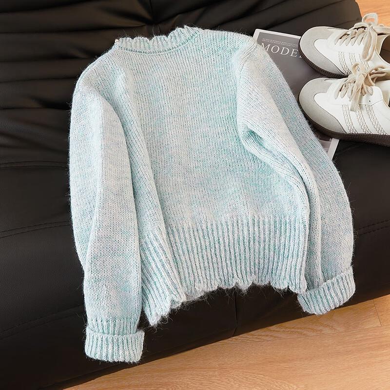 Women's Sweet Style Beaded Knit Top