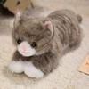 [Realistic Cat Plush] Realistic Cat Plush Toy - Premium Stuffed Animal, Cute Kitten Plushie Gift for Boys and Girls