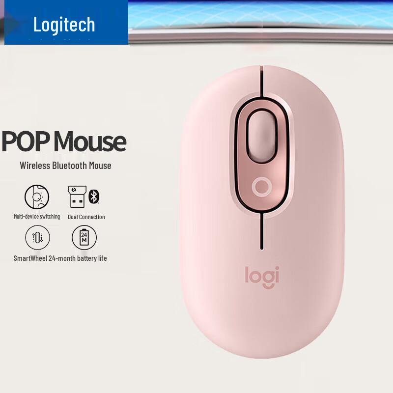 

Logitech POP MOUSE Wireless Bluetooth Mouse