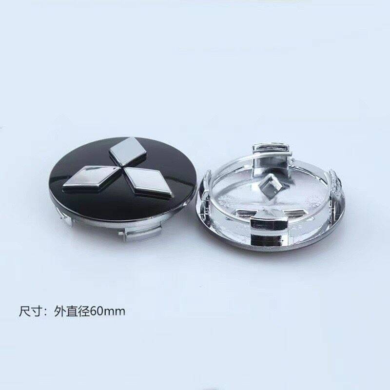 4er Set 58mm 60mm 81mm Universelle Auto-Radnabenkappen für Mitsubishi Lancer ASX Outlander EVO Montero Mirage L200 Eclipse