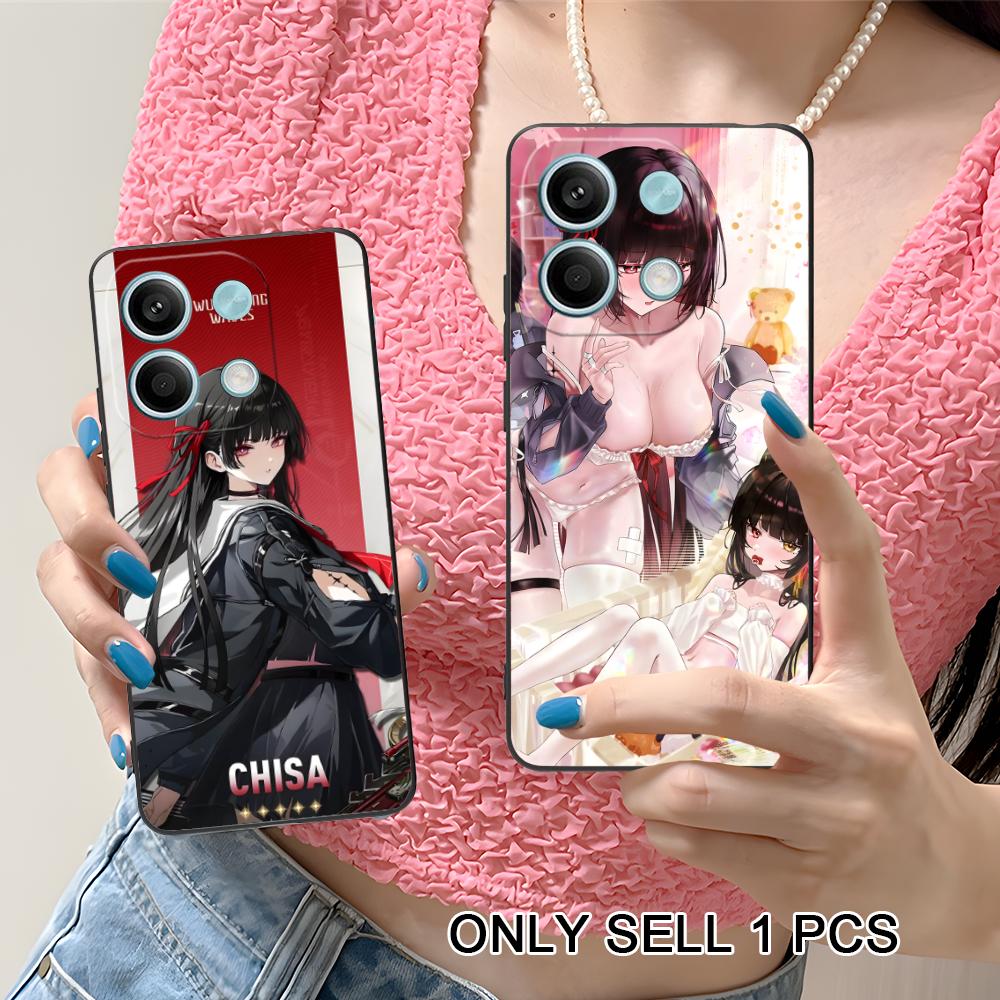 Wuthering Waves Chisa Handyhülle für Xiaomi Redmi Note 14 13 12 11 S Pro Plus 4G 5G Weiche TPU Stoßfeste Hülle