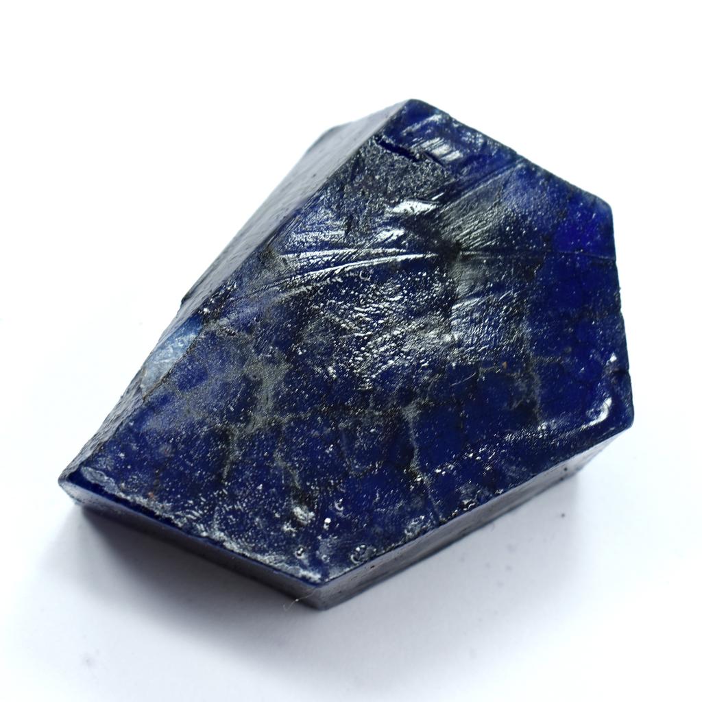 Natural Sapphire Blue 186 Ct Uncut Dyed Rough Loose Gemstone