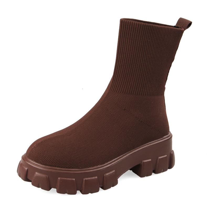 Fashion 2024 New Casual Shoes Women's Sneakers Fashion Trainers Solid Color Women Sneakers Slip On Sock Woman Shoes Ladies Flat Shoes