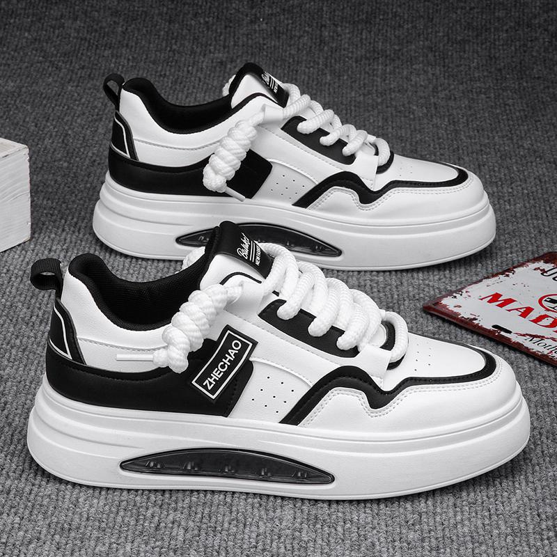 

Мужская обувь летняя дышащая нишевая дизайнерская универсальная повседневная обувь для серфинга для средней школы спортивная водонепроницаемая увеличивающая обувь маленькая белая обувь 44