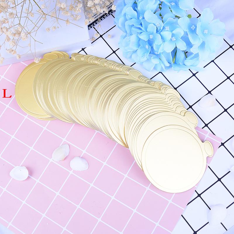 

100 шт. круглая основа для торта, одноразовые бумажные подставки, практичные подставки для кексов