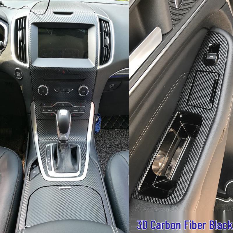 15-18 Edge Interior Carbon Fiber Gear Shift Stickers