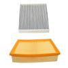 2pcs Filter Set For Chevrolet Trax 1.4T/ BUICK ENCORE AWD 2012- Engine Cabin A/C Fresh Air Filter LUJ LFF 95021102 90928329